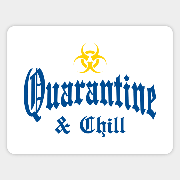 Quarantine & Chill 2020 Sticker by WMKDesign